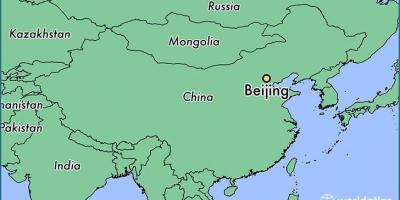 Térkép Pekingi hely a világon