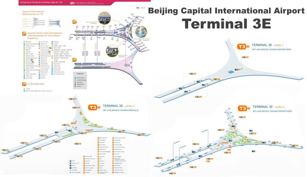 Peking terminál 3 térkép
