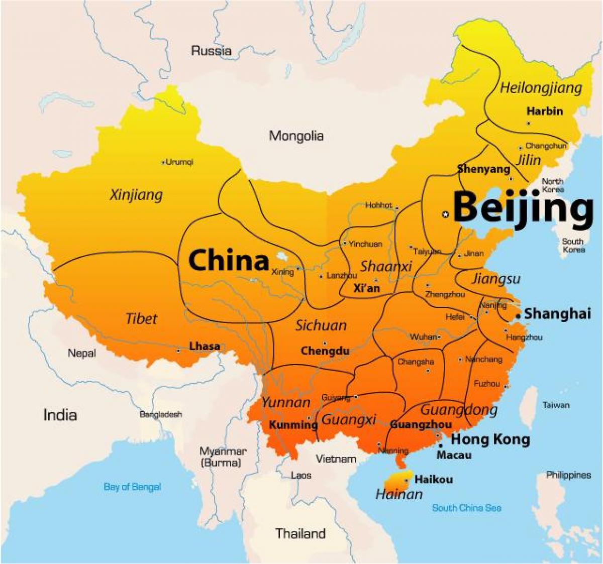 Pekingi térképen