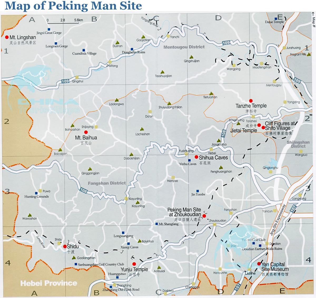 térkép Peking