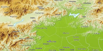 Térkép 3d-Peking