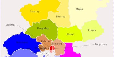 Peking Kína térkép