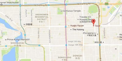 Térkép szellem street-Peking